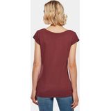 Build Your Brand Ladies Wide Neck Tee