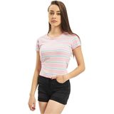 Urban Classics Ladies Stripe Cropped Tee