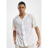 Karl Kani KM232-003-1 KK Og Block Pinstripe Baseball Shirt