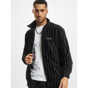 Sean John Script Logo Pinstripe Velours