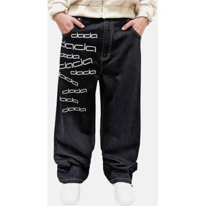 Dada Supreme Big Letters Embroidery Baggy Jeans