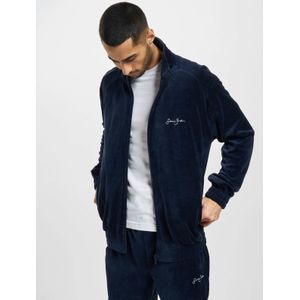 Sean John JM-JK011-092-007 SJ Script Logo Essential Velours Trackjacket