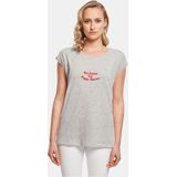 POD Ladies Merry Christmas And Happy Always Extended Shoulder Tee