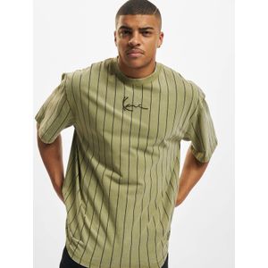 Karl Kani Small Signature Washed Pinstripe Tee