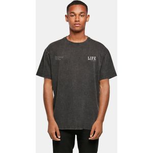 Merchcode Life Acid Washed Oversized Tee