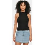 Urban Classics Ladies Short Rib Knit Turtleneck Top