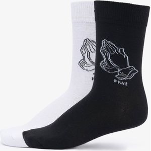 Mister Tee Pray Hands Socks 2-Pack