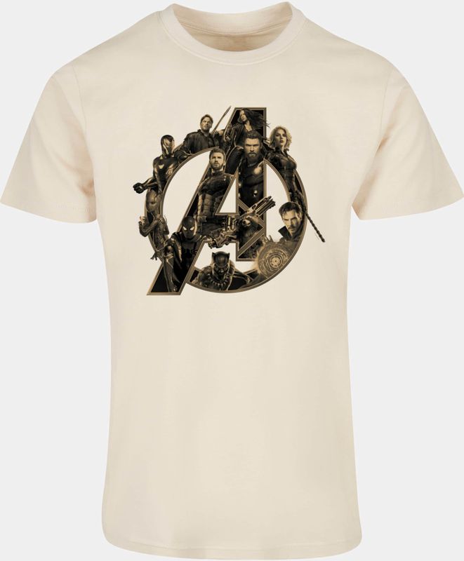 Absolute Cult Avengers Infinity War - Logo Basic T-Shirt