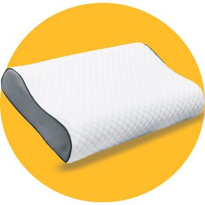 Pasper - Bamboe Hoofdkussen - 60 x 40 x 10/12 cm - Hypoallergeen - Traagschuim Memory Foam