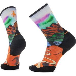 Smartwool Trail Run Targeted Singletrack Print Crew Sokken