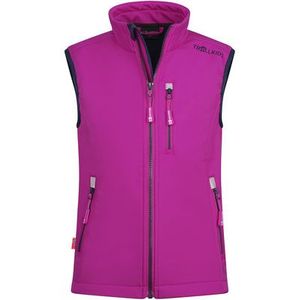 KIDS TROLLFJORD - Gilet - Waterafstotend - Fleece Voering - Zwart