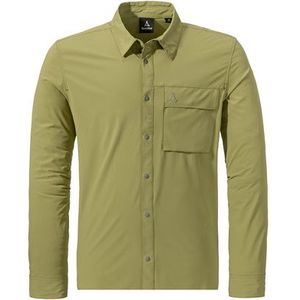 Overhemd - Groen - Polyester/Elastaan - Regular Fit