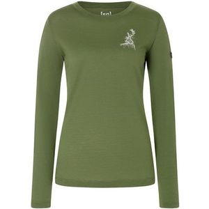 Super.natural - W CHARMING DEER LS - T-shirt - Lange Mouwen