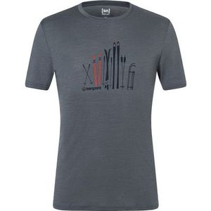 Bergzeit Basics Heren Super.Natural Ski Shelter T-shirt