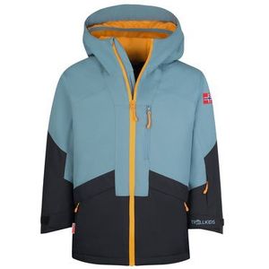 Trollkids - Kongsberg - Winterjack - Turkoois - 100% Polyester - Waterdicht
