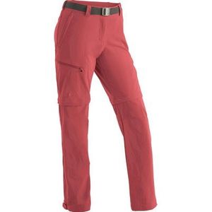 Wandelbroek - Karmijnrood - 90% Polyamide, 10% Elastaan - Afritsbaar, 3 Zakken
