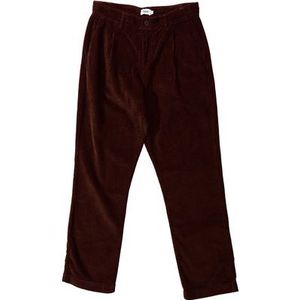 Brava Fabrics Heren Corduroy Pleated Chino Broek