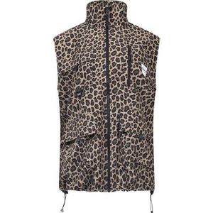 Eivy - Sportbodywarmer - Cappuccino - Dierenprint
