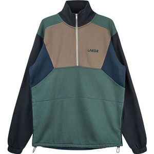 Lakor Heren Colorblock Half Zip Trui