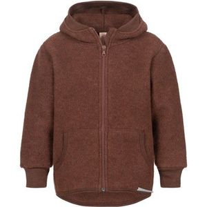 Engel - Kinder Kapuzenjacke - Bruin - Wollen Vest