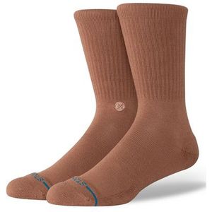 Stance - Icon Classic Crew - Sportsokken - Effen Ontwerp - Kuithoogte - 76% Gekamd Katoen