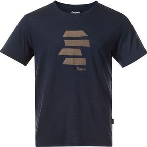 Bergans Heren Rabot Mount Wool T-Shirt