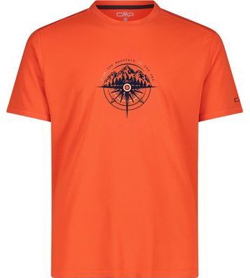 CMP - Technisch T-shirt - Heren - Ronde Hals - Natuur geïnspireerd Motief