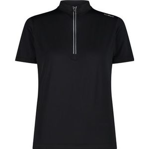 CMP - Half Zip Wielrenshirt - Zwart - Dames