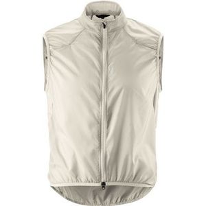 Heren - Fietsvest - Lichtgrijs - 100% Polyester - Ademend Windvest