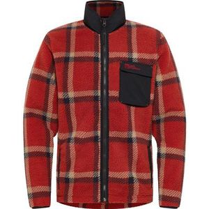 Jack Wolfskin - Felslicht Check Vest - Fleece Bodywarmer - Intense Rust