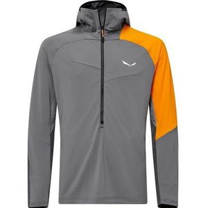 Salewa - NXT Hybrid - T-shirt - Grijs - Capuchon, Polygiene-behandeling