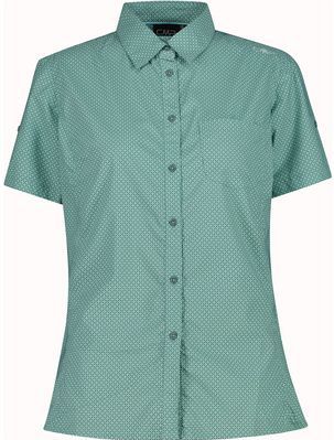 CMP - Dameshemd - Korte Mouwen - Bloemenmotief - Stretch