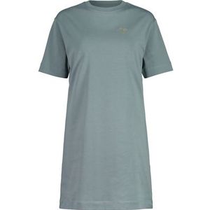 Maloja - AkkaM - Jurk - Grijs/Turkoois - 100% Katoen