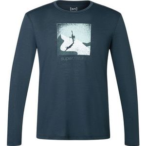 Super.natural - Almost Done - T-shirt Met Lange Mouwen - Merinowol