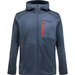 Peak Performance - Utility Light Zip Hood - Fleece - Mountain Mist