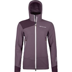 Ortovox - Pala Hooded Jacket - Softshelljack - Purper - DWR-geïmpregneerd