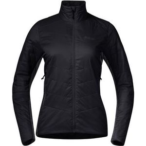 Jas Bergans Women Rabot V2 Insulated Hybrid Jacket Zwart