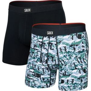 Saxx Underwear Heren Vibe Xtra Fly 2er Pack Boxershort