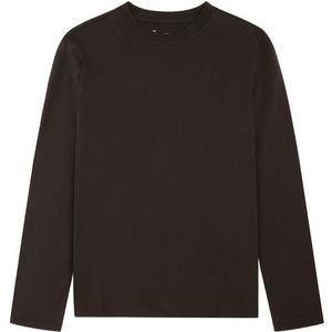 KnowledgeCotton Apparel Dames Basic Pima Cotton Longsleeve