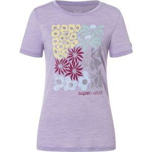 super.natural - Mat Is Tee - Merinoshirt - Purper