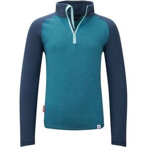 Trollkids - Rauland Half Zip - Fleecetrui - Blauw/Turkoois