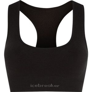 Icebreaker - Merino Seamless Active Bra - Sportbeha - Zwart