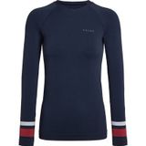 FALKE - Maximum Warm - Dames Top van Onderlaag - Blauw - Lange Mouwen - Functioneel Materiaal