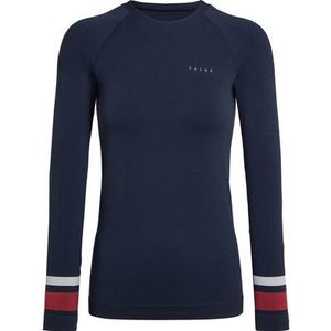 FALKE - Maximum Warm - Dames Top van Onderlaag - Blauw - Lange Mouwen - Functioneel Materiaal