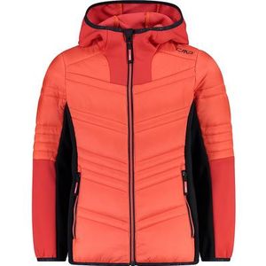 Hybride gewatteerde jas met capuchon voor meisjes CMP