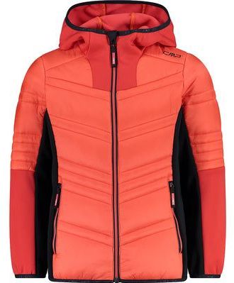 Hybride gewatteerde jas met capuchon voor meisjes CMP