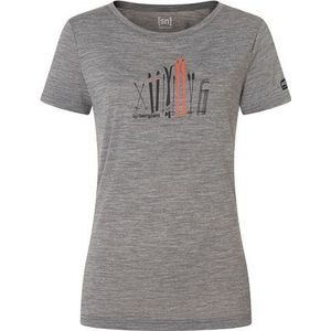 Bergzeit Basics Dames Super.Natural Ski Shelter T-shirt