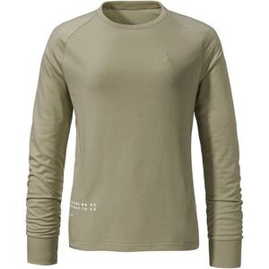 Schöffel - Longsleeve Breslau - Longsleeve - Olijfgroen/Beige - Stretch - 75% Polyester