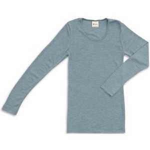 Engel - Natuur - Dameshemd - Bergblauw - 70% Wol (kbT), 30% Zijde, GOTS-gecertificeerd