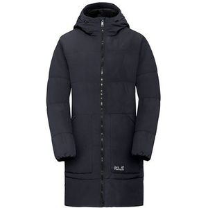 Jack Wolfskin - Wintertide Jacket - Waterdichte Lange Jas - Dames - Dark Navy